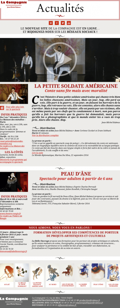 Newsletter-lacompagnie