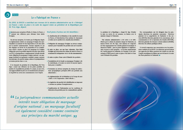 DGCIS – Chromatiques