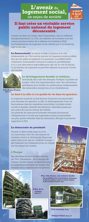 CNL Confédération nationale du logement – Chromatiques