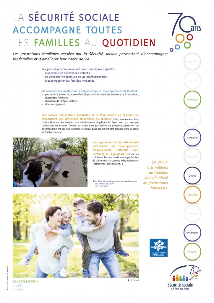 Affiche 70 ans Sécurité sociale – Chromatiques